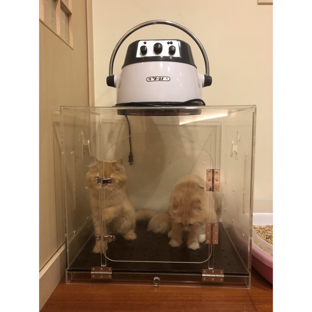 二手/鴻鷹專業寵物烘箱專業寵物烘箱 + 雅芳負離子冷熱多功能寵物烘毛機 /中小型犬貓適用