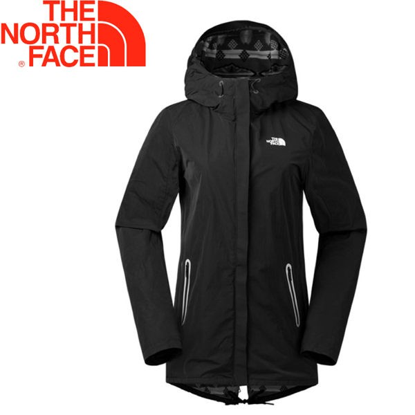 【The North Face 美國 女款 防撥水保暖外套 《黑》】3672/透氣/風衣/保暖/悠遊山水