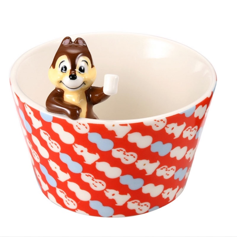 現貨一個！日本迪士尼商店 Disney 奇奇蒂蒂 奇奇 小碗 瓷器 餐具 瓷碗 碗
