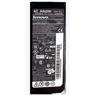 Lenovo 筆電電源適配器90W/20V(型號：42T4424)