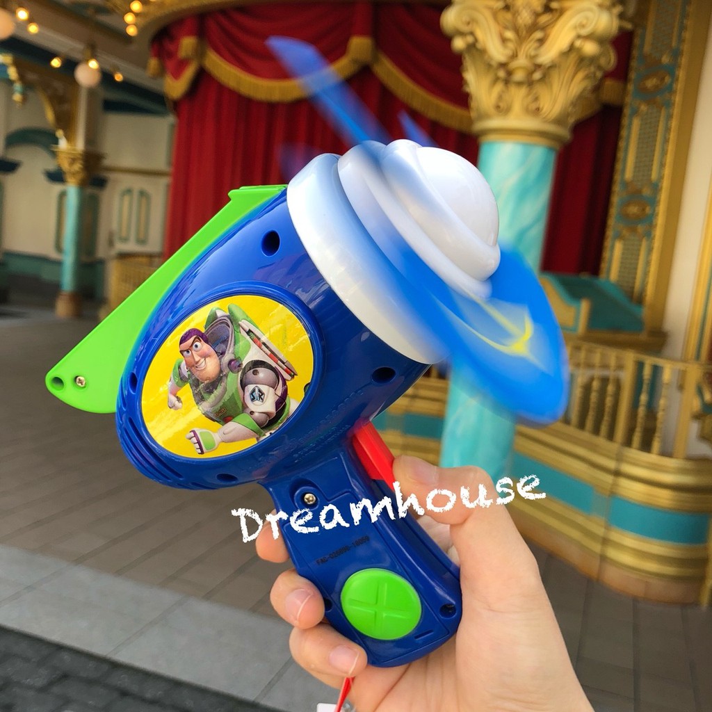 東京迪士尼 玩具總動員 巴斯光年 雷射槍造型 降溫涼爽 消暑 攜帶式 脖子掛式 隨身 電風扇 風扇