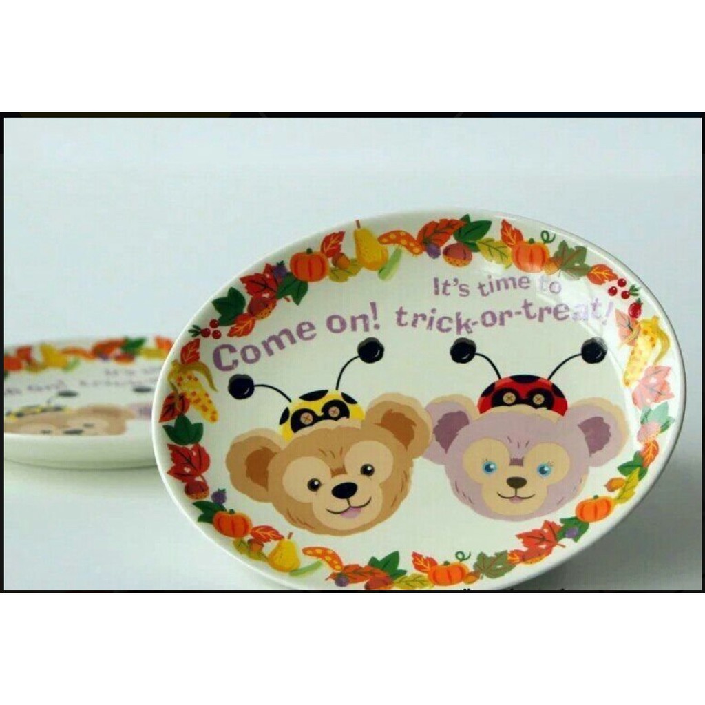【寶貝妞】日本進口 超熱賣可愛小熊蜜蜂裝萬聖節圖案 可愛餅乾小碟子 小飾品碟單個優惠250