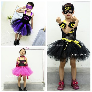 【小阿霏】兒童寶寶萬聖節服裝造型 三色派對動漫表演服 女孩女童卡通紗裙蓬蓬裙cosplay化裝舞會洋裝CL207