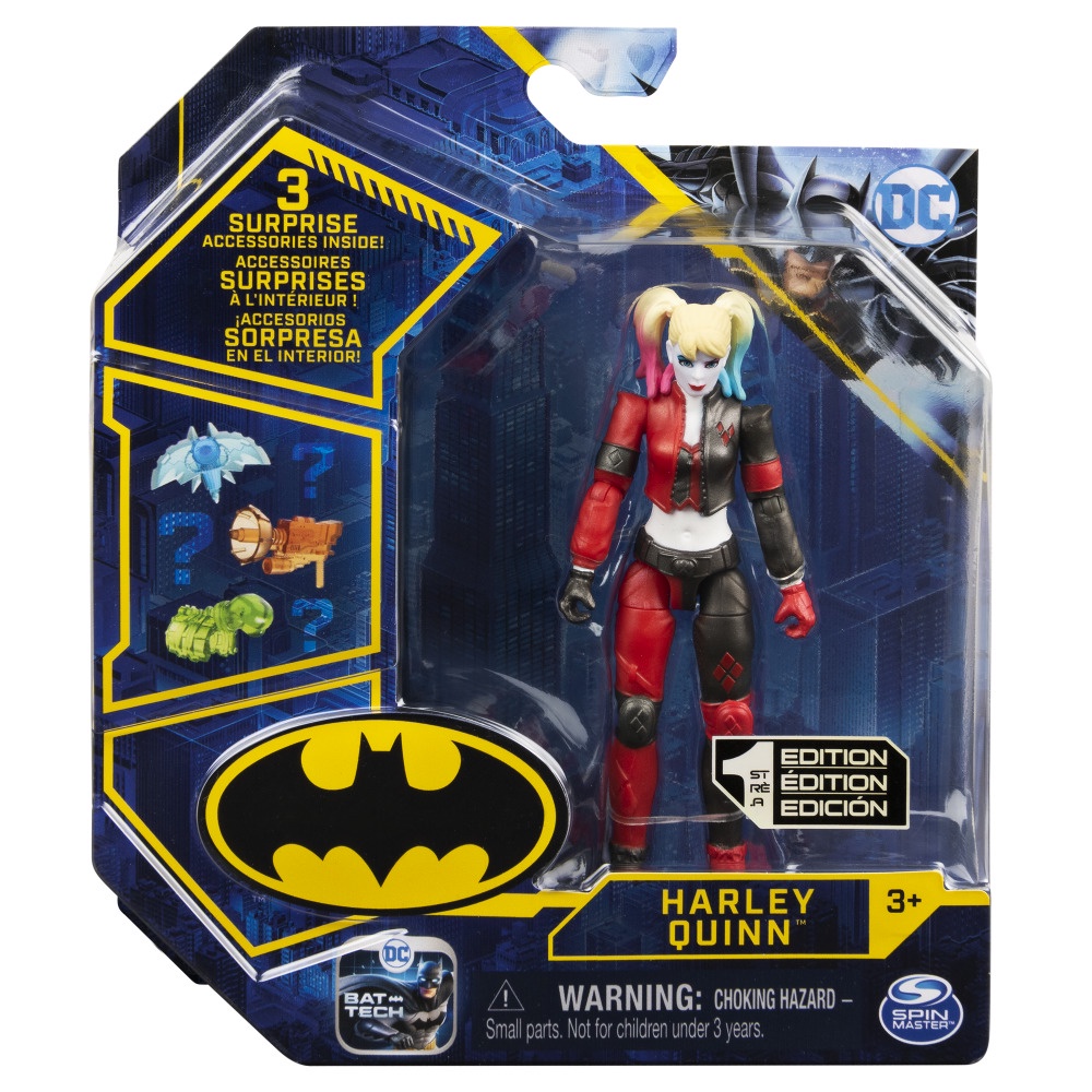 BATMAN蝙蝠俠-4吋可動人偶-小丑女
