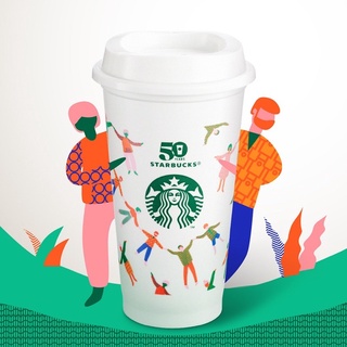 星巴克 50週年紀念Reusable Cup 50週年紀念 星巴克50 環保杯 TOGO玻璃杯 Kermit隨行杯