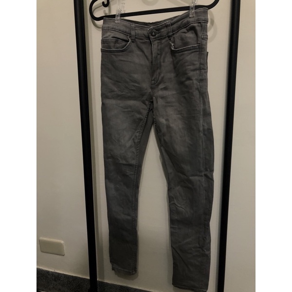 Zara 牛仔緊身褲 灰色 Super skinny