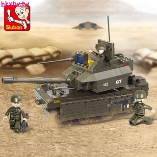 清倉熱銷#限時特賣中小魯班m1a2艾布拉姆斯主戰坦克裝甲兵團軍事相容樂高積木兒童玩具
