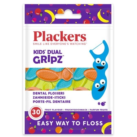 Plackers 美國派樂絲兒童果香含氟牙線棒 30 / 75支裝