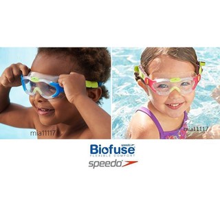 Image of 現貨 speedo 兒童泳鏡 2-6歲 幼童泳鏡 biofuse舒適大框 防霧抗UV 簡易調節