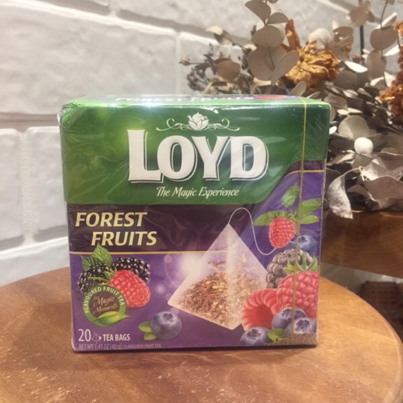 波蘭 Loyd 蜂蜜檸檬薑茶 / 森林莓果茶 花果茶 立體茶包
