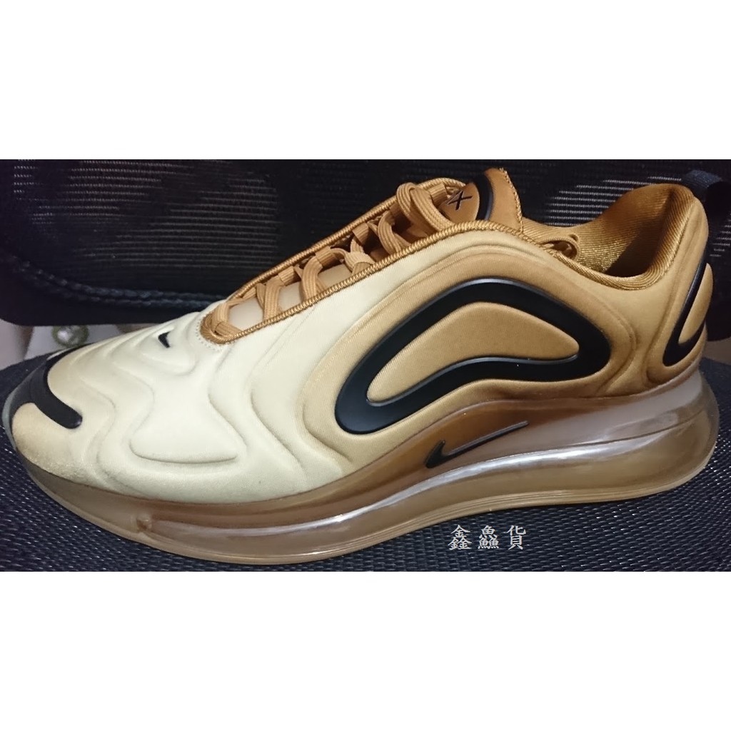 2019 二月 NIKE AIR MAX 720 運動鞋 慢跑鞋 金 全氣墊 AO2924-700