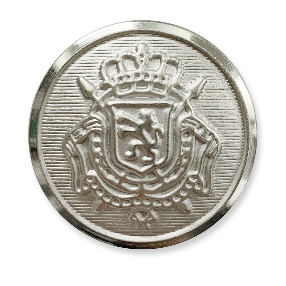 0303 皇家徽章釦 皇冠 盾牌 獅子 銅釦 銅鈕 10入/組 英倫風 學院風 西裝釦 金屬釦 金屬鈕釦 MS【恭盟】