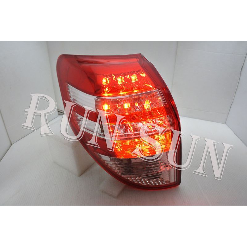 ●○RUN SUN 車燈,車材○● 全新豐田 08 09 10 11 12 RAV4 LED 原廠型晶鑽紅白 尾燈 一顆