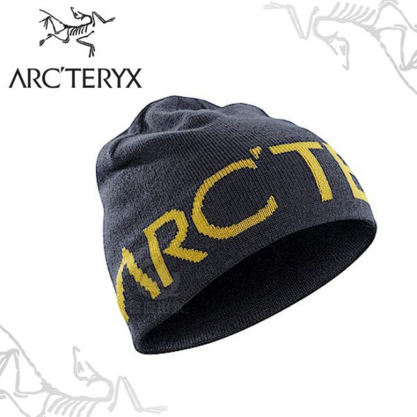 ARC'TERYX 始祖鳥 WORD HEAD TOQUE Logo 針織毛帽《翠鳥藍/芥末黃》15221/雪帽