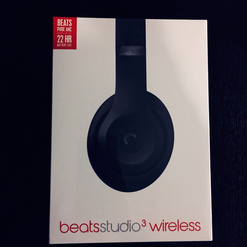 Beats Studio3 Wireless 藍牙耳機 抗噪 耳罩 頭戴式耳機【霧黑】全新現貨未拆封 可面交