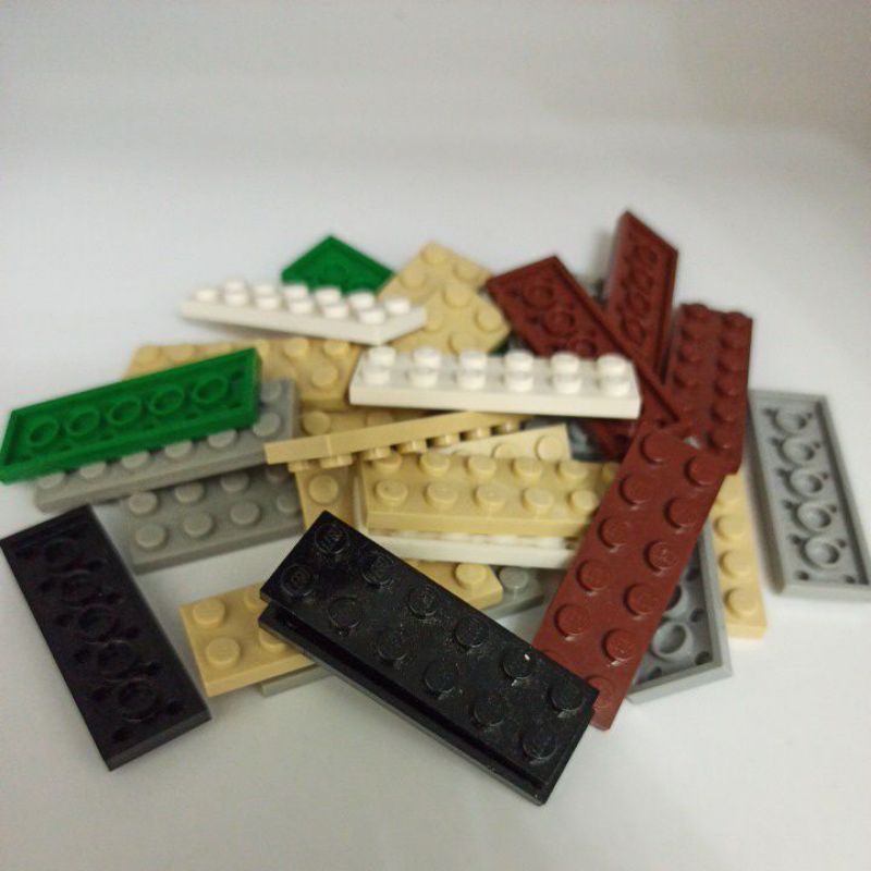 正版樂高Lego,扁方塊磚2x6,不挑色，共32個