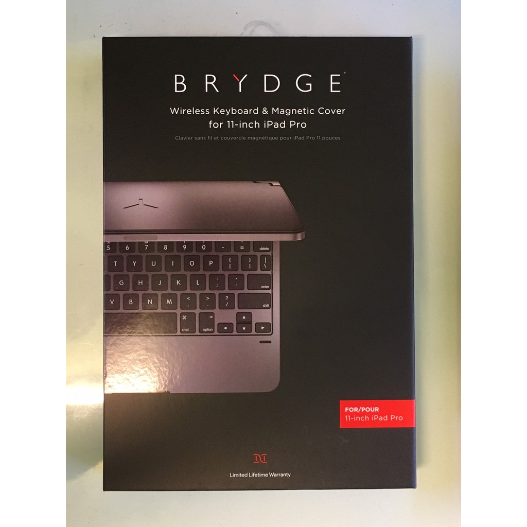 Brydge Pro Keyboard 鍵盤 太空灰 for Apple iPad Pro 11吋 2018 專用