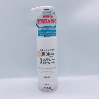 日本新包裝【現貨】MAX 無新增淨痘泡泡洗顏200mL N 推薦給有痘痘肌、乾燥肌困擾的人 溫和潔淨 洗後清爽不緊繃