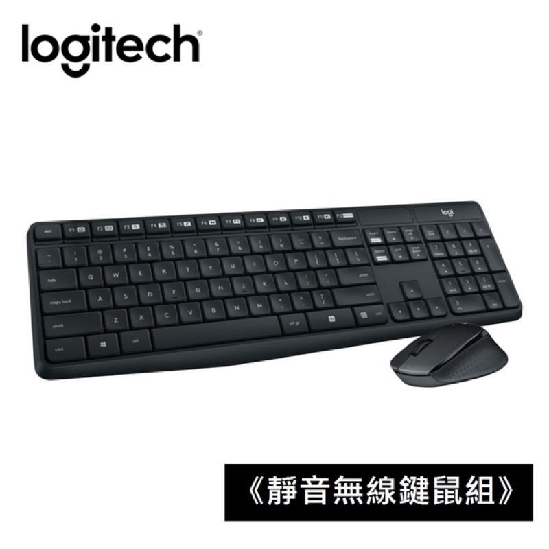 全新 Logitech 羅技 MK315無線靜音鍵盤滑鼠組