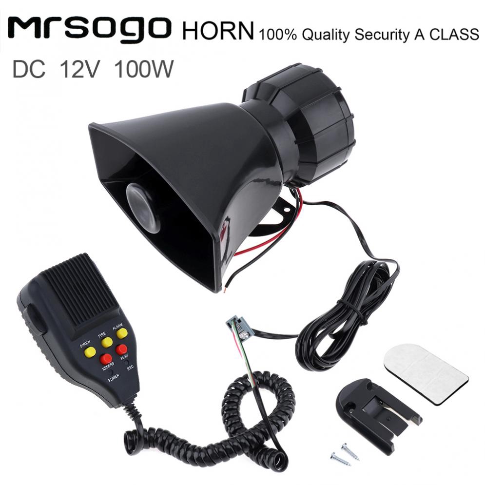 100w12v汽車電子警報器警報器摩托車警報器 蝦皮購物