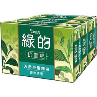 綠的 Green 抗菌皂 天然茶樹精油 100g*3入