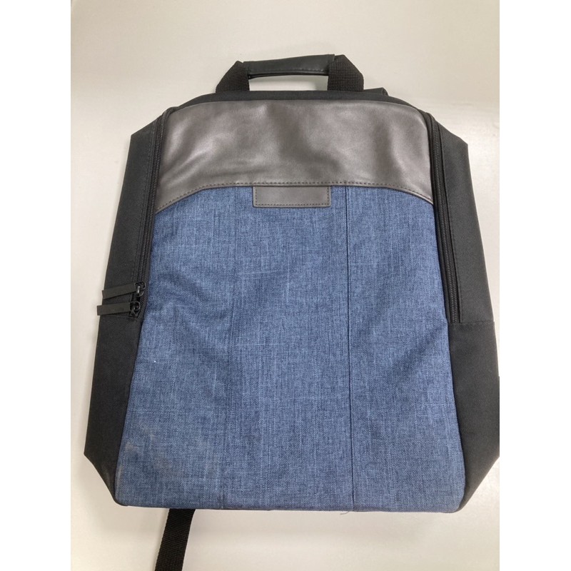 （全新未使用）灰藍色 johnnie walker 背包 後背包 筆電包