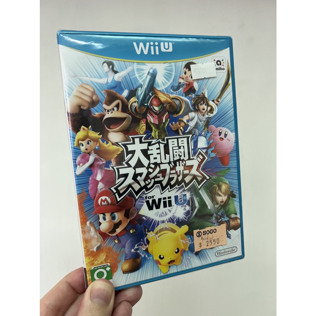 全新 Wii U WiiU 任天堂明星大亂鬥 Super Smash Bros 日版
