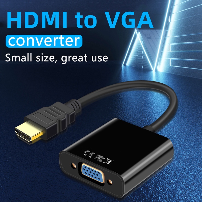 HDMI公頭轉VGA 轉換器 HDMI轉VGA 轉接器 hdmi to vga 轉接線 轉接頭