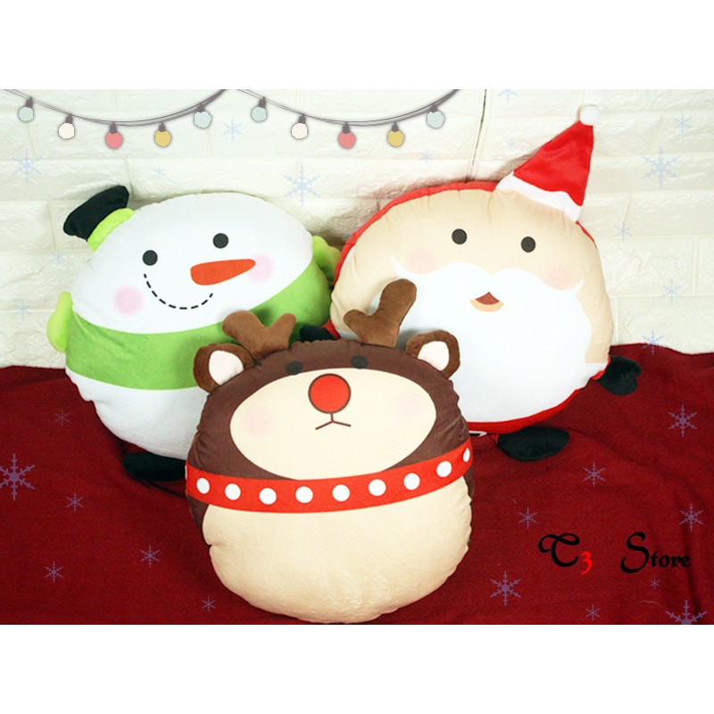 【平價生活工場】抱枕 禮物 聖誕節 交換禮物 靠枕 插手枕 玩偶 娃娃 溫暖 聖誕禮物 三款 可愛 卡通