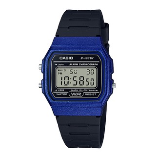 CASIO 卡西歐 經典復古數位運動錶 電子錶 學生錶F-91WM-2A F-91WM-1B (F-91W-1)