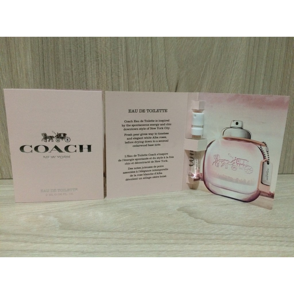 Coach New York 時尚經典女性淡香水2ml/針管香水