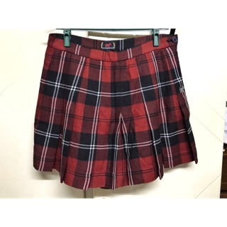 【SCOTTISH HOUSE】經典紅黑格紋蘇格蘭褲裙（羊毛裙）