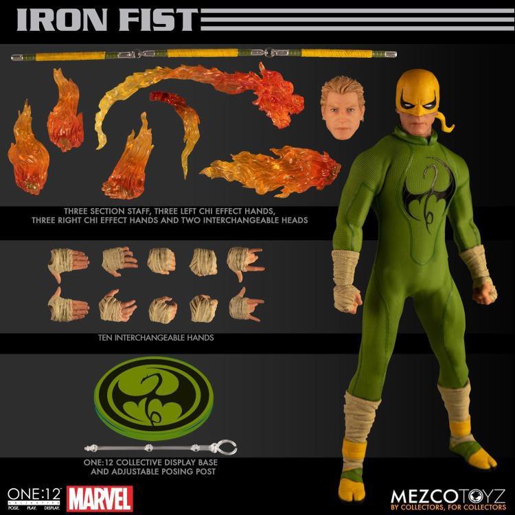 【萬歲屋】現貨 美版 MEZCO One:12 Collective Iron Fist 鐵拳俠