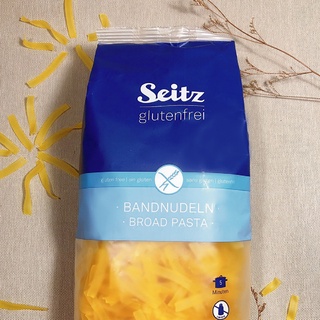 德國賽茲Seitz 無麩質義大利寬麵(無蛋奶) Seitz Broad Pasta 500g/包