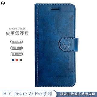 掀蓋皮套 HTC Desire 22 Pro D22 皮革款 小牛紋掀蓋式皮套 皮革保護套 皮革側掀手機套 磁吸掀蓋