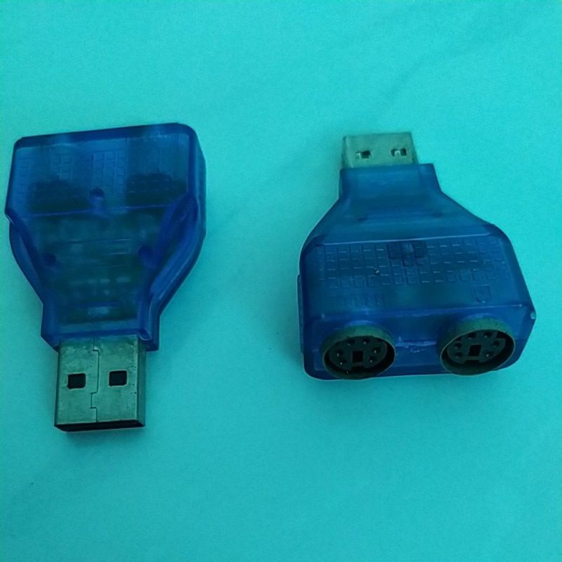 PS2 轉USB PS/2母頭 轉 USB公頭 轉換器USB公轉PS2母 PS2滑鼠轉USB