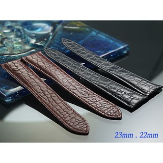 【時間探索】Cartier Tank CALIBRE 代用鱷魚皮高階錶帶 ( 25mm.24mm.23mm.22mm )