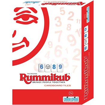 【桌遊小鎮】拉密 外出型 簡易版 紙牌版 Rummikub Cardboard Lite