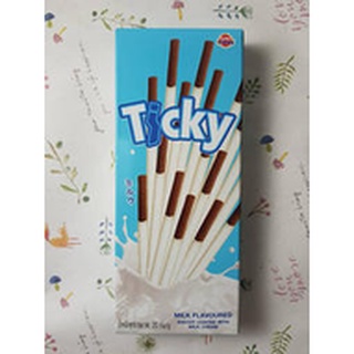 泰國《ticky 》牛奶巧克力餅乾(18G) (效期2024/11/01)特價10元