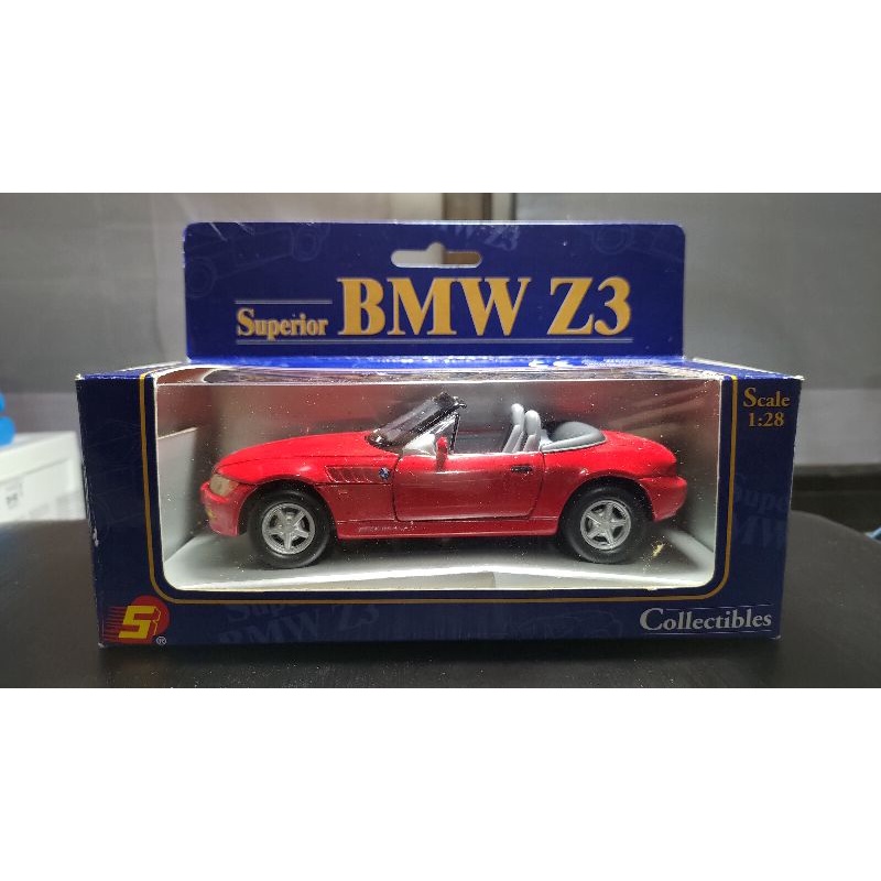 ［ℍ.𝕋.搜模坊］全新未拆封 Superior 1/28 BMW Z3 紅色 合金車 模型車