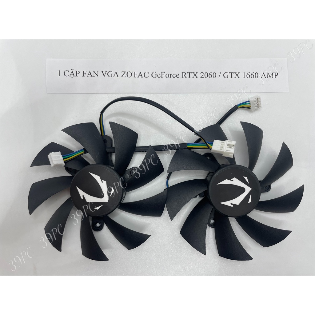 [ManaPC] 1 對風扇 Vga Zotac GeForce RTX 2060 / GTX 1660 AMP