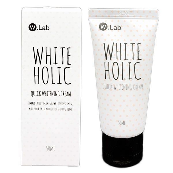 韓國連線11/16-20 韓國 W LAB WHITE HOLIC 美白霜 素顏霜 打底 提亮膚色 50ml 100ml