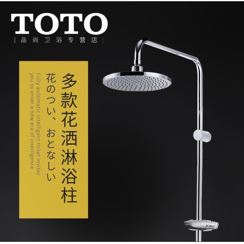新店衝量 TOTO (東陶)淋浴頂噴圓形淋浴柱龍頭 DM907CS
