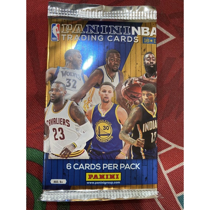 Panini NBA 2016-17 球員卡 卡包 LeBron Curry KD 印刷金簽