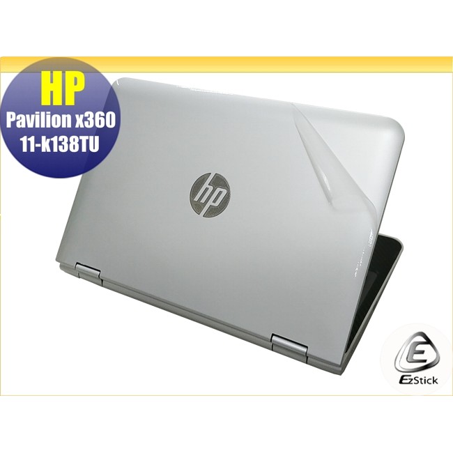 【Ezstick】HP X360 11-K138TU 透氣機身保護貼(上蓋貼、鍵盤週圍貼、底部貼)DIY包膜