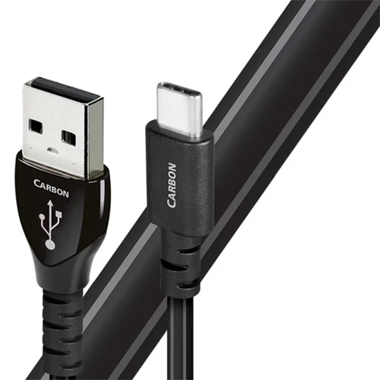 AudioQuest 美國 Carbon 碳 USB線 傳輸線含銀5% A to C 智慧型手機
