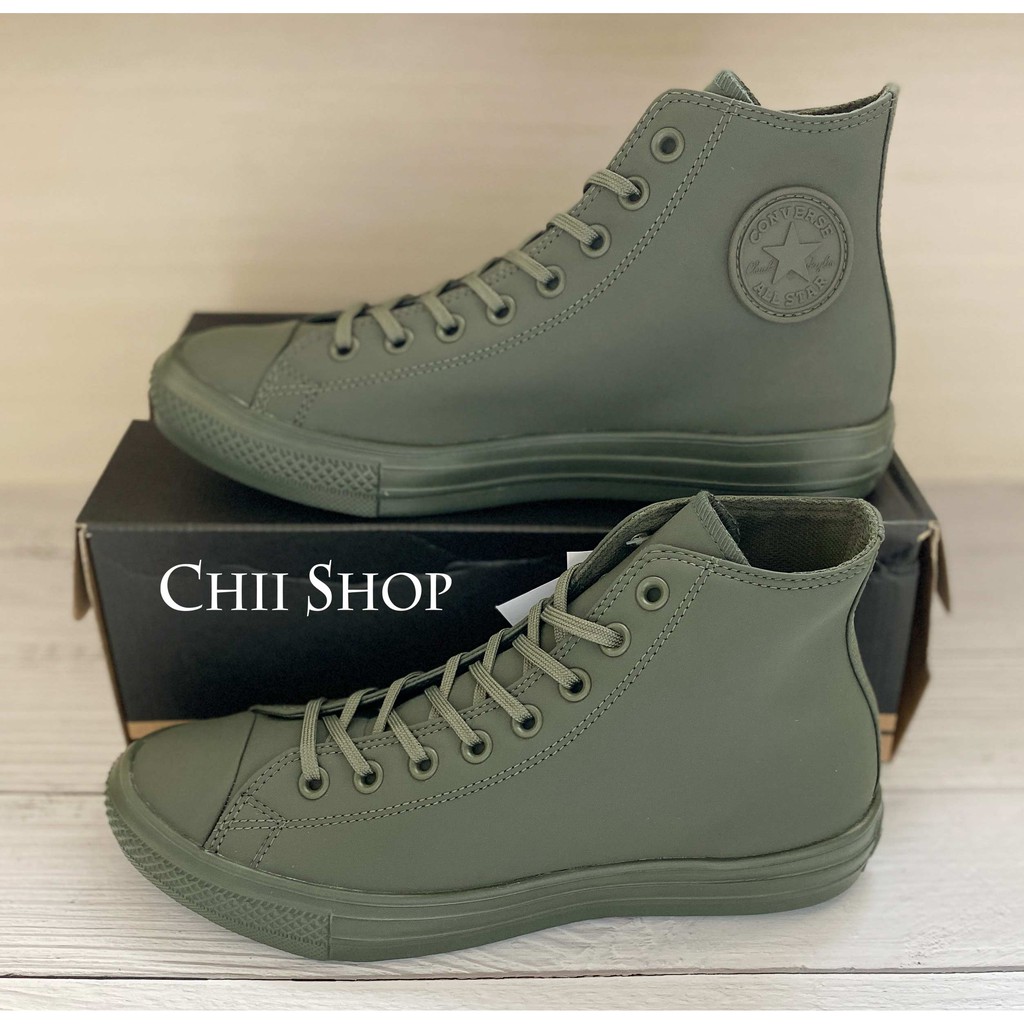 【CHII】日本代購 Converse ALL STAR LIGHT WR SL HI 雨靴 雨鞋 軍綠 橡膠 防水