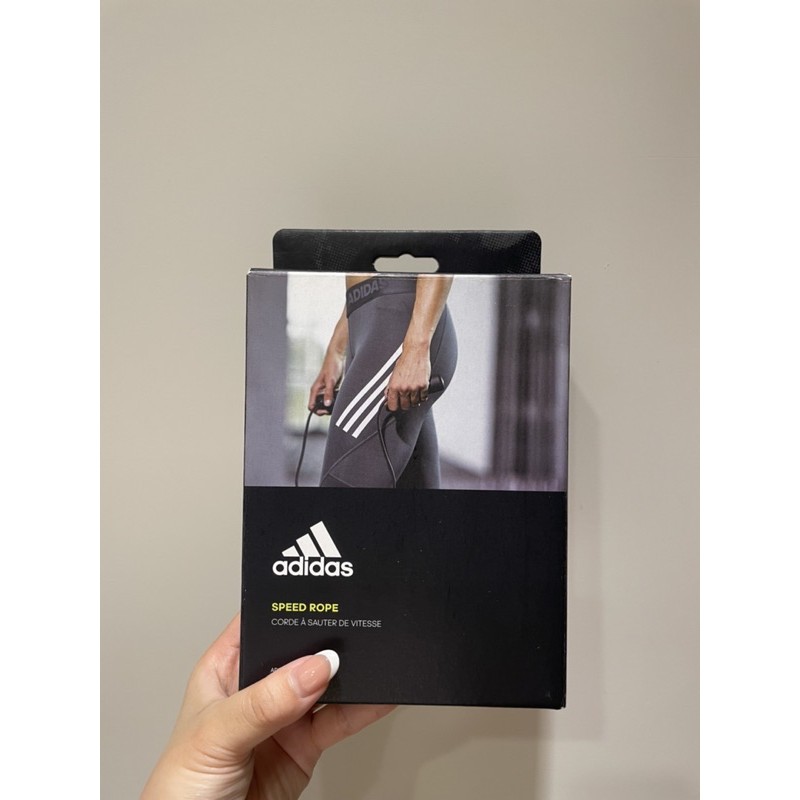 愛迪達 Adidas training 輕量競速跳繩 黑色 全新正貨現貨