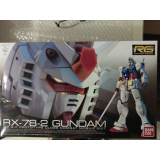 萬代RG 1/144 #01 RX-78-2 GUNDAM 初鋼 藍標