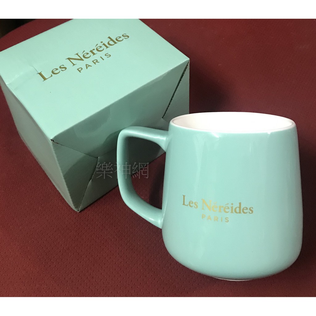 2019 sogo來店禮 Les Néréides精品【蕾娜海 雙色馬克杯】可微波 陶瓷 CUP Nereides